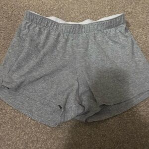 gray soffe shorts